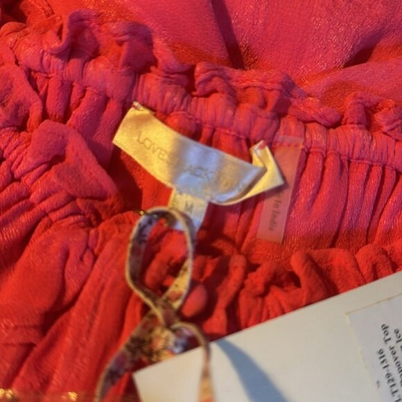 LoveShackFancy Cropped ruffled leopard jacquard top - Picture 6 of 6